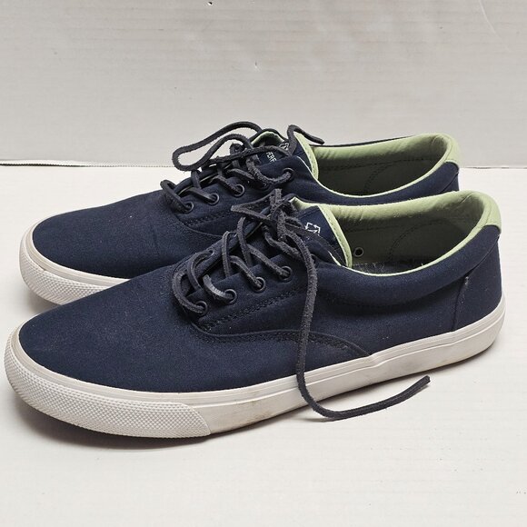 Sperry Top Sider Striper II Baja Loafers Sneakers Blue Shoes 11.5 45 STS24181 - Picture 1 of 14